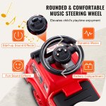 Children’s ride-on car with music steering wheel