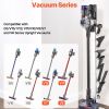vacuum stand, compatible with dyson g5 v15 v12 v11 v10 v8 v7 v6 series upright vacuums cleaners & accessories, stable vacuum stand holder with 6 hooks and non slip footpads, gray Vacuum stand compatible with multiple Dyson models