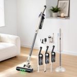 vac cl v1p ce 00.jpg Cordless stick vacuum with attachments and charging stand
