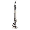devanti cordless vacuum cleaner with auto empty dust station, 18kpa powerful suction 1.05kg lightweight 40mins runtime 3 speed led floor head washable hepa filter stick vacuum, oat Cordless stick vacuum on charging stand