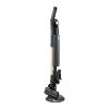 devanti cordless vacuum cleaner with auto empty dust station, 18kpa powerful suction 1.05kg lightweight 40mins runtime 3 speed led floor head washable hepa filter stick vacuum, grey Cordless stick vacuum on charging stand