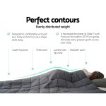 giselle weighted blanket 7kg adult Person sleeping under contoured weighted blanket
