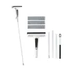 Window cleaning kit with squeegee and accessories