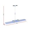 Waist twisting exercise board with handlebar