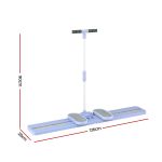 everfit thigh hip exerciser home ski leg trainer machine fitness cardio foldable Waist twisting exercise board with handlebar