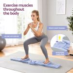 everfit thigh hip exerciser home ski leg trainer machine fitness cardio foldable Woman using leg and hip exercise machine indoors