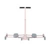 Pink mini stepper with handlebar and pedals
