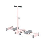 everfit foldable ski exercise machine leg thigh trainer home fitness cardio pink Pink stepper exercise machine with handlebar