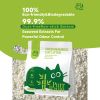 Purrhaven green bamboo eco-friendly cat litter bag