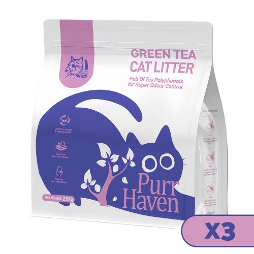 xfph cl gt 3pl 00.jpg Green tea cat litter bag 2.5kg
