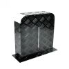 alpen outdoor base 2mm aluminum diesel heater fuel tank cover, heavy duty protective guard for 10l 15l tanks, simple installation, double side,safe uv & impact shield, ideal for camping & rv Black checker plate metal stand with base