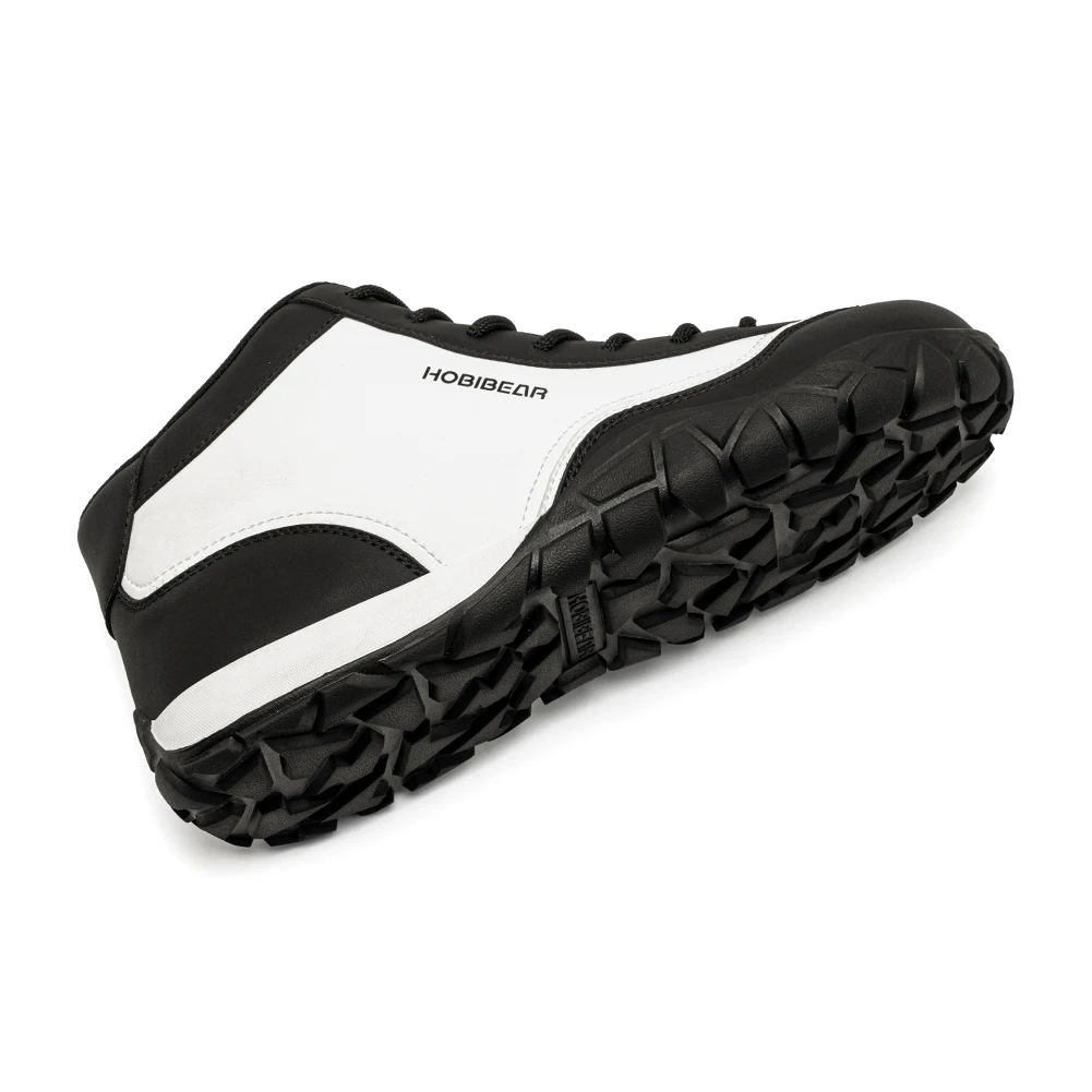 HOBIBEAR Mid-Top Hiking Boots Mens Womens Wide Width Trail Running Sneakers Outdoor Walking Non-Slip Ankle Shoes 3