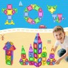 mini magnetic tile toys, with a metal box for easy portability, magnetic building blocks that can be played with anywhere, convenient storage, suitable for holiday or birthday gifts Mini Magnetic Tile Toys, with a Metal Box for Easy Portability, Magnetic Building Blocks That Can Be Played with Anywhere, Convenient Storage, Suitable for Holiday or Birthday Gifts 3