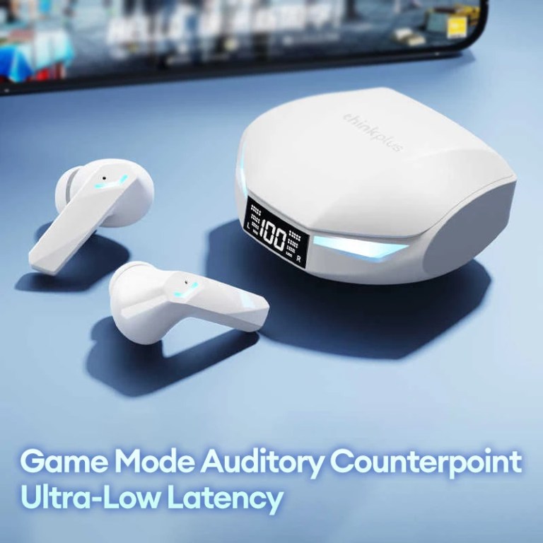 New Lenovo XT53 Wireless Bluetooth 5.4 Earphones LED Digital Display Waterproof Earbuds Noise Cancelling Gaming Headset 3