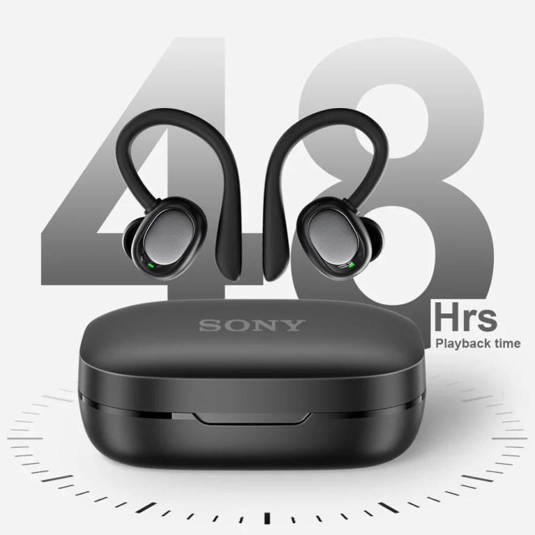 Original Sony SP180 Wireless Earbuds Tws Headphones with Mic Sports Ear Clip Headphones Stereo In-Ear Headphones Led Display 2