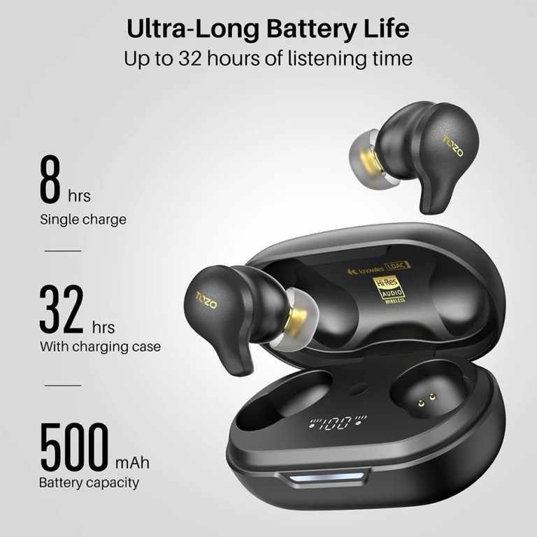 tozo golden x1 in ear wireless earbuds bluetooth hi res audio active noise cancelling TOZO Golden X1 in-ear Wireless Earbuds Bluetooth Hi-Res Audio Active Noise Cancelling 5