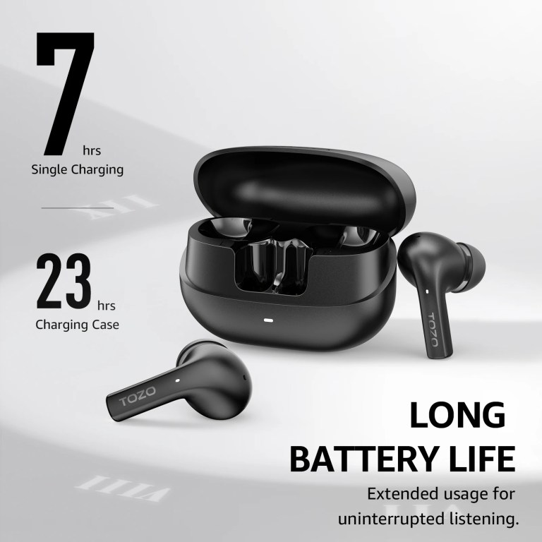 TOZO Earbuds AI Chat Translation with APP Headset for Sports with Mic ENC Noise Cancelling True Wireless Stereo Touch Control 2