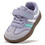 hobibear little kid wide toe shoes hook loop lightweight sneakers artificial leather mesh walking shoes for toddler kids HOBIBEAR Little Kid Wide Toe Shoes Hook-Loop Lightweight Sneakers Artificial Leather Mesh Walking Shoes for Toddler Kids