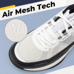 FitVille Wide Tennis Shoes For Men Pickleball Shoes Lightweight Breathable All Court Athletic With Arch Support & Wide Toe Box 3