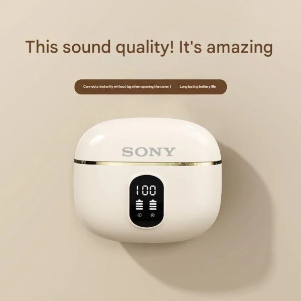Original Sony X87 TWS Wireless Bluetooth Headset Stereo Sound LED Display Screen Music Earbuds Noise Reduction Sports Earphones 2