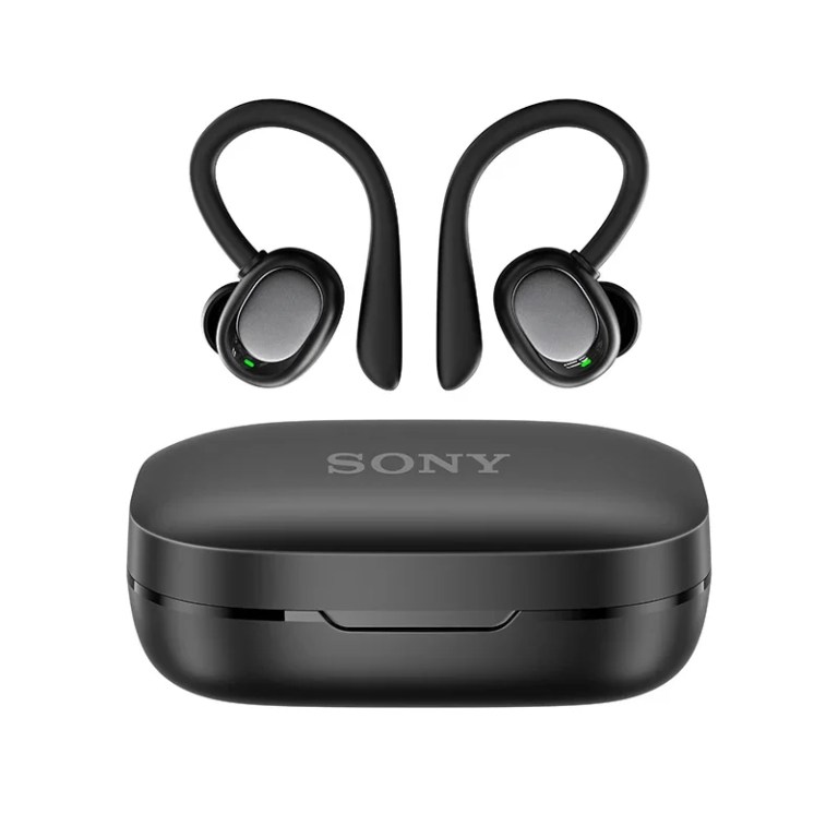 Original Sony SP180 Wireless Earbuds Tws Headphones with Mic Sports Ear Clip Headphones Stereo In-Ear Headphones Led Display