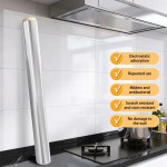 45cm transparent waterproof and oil-proof static wallpaper kitchen stove anti-fouling sticker high temperature resistant 4