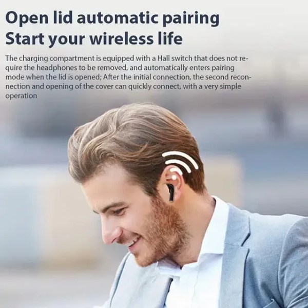 Original Sony X87 TWS Wireless Bluetooth Headset Stereo Sound LED Display Screen Music Earbuds Noise Reduction Sports Earphones 5