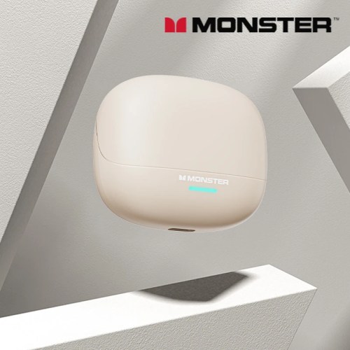 Monster MQT52 Wireless Bluetooth 5.4 Earphones Long Battery Life Gaming Headphones Dual Mode HIFI Stereo Sound Headset With Mic
