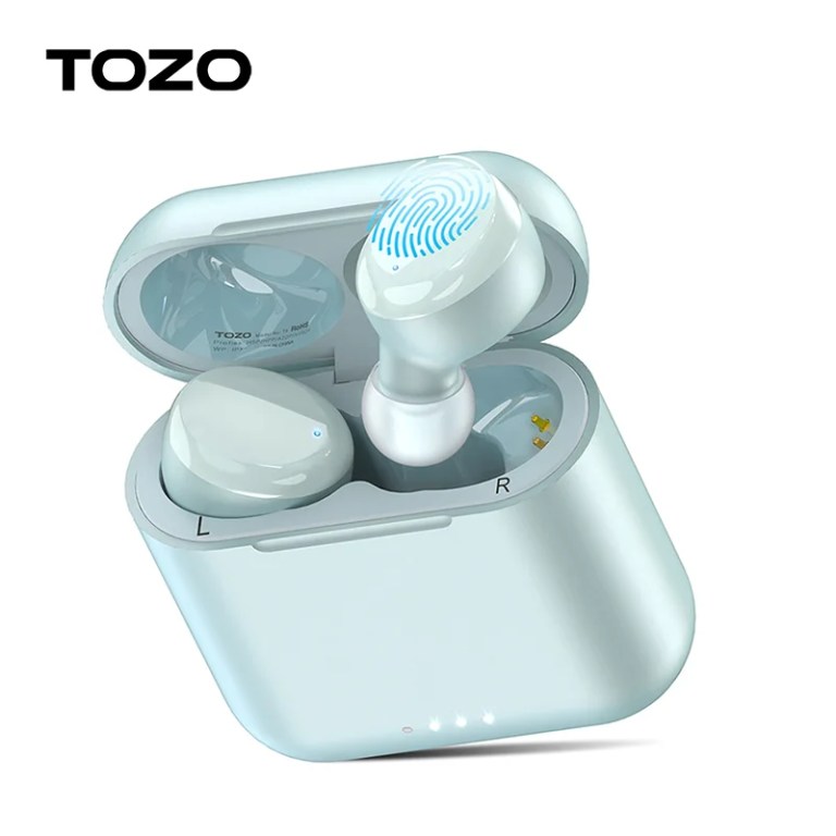 tozo t6 bluetooth earphones , wireless earbuds powerful deep sound , ipx8 waterproof , comfortable wearing , 45h playtime TOZO T6 Bluetooth Earphones , Wireless Earbuds Powerful Deep Sound , IPX8 Waterproof , Comfortable Wearing , 45H Playtime 1