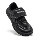 HOBIBEAR Wide Width Shoes Women Artificial Leather Barefoot Walking Sneakers Classic Retro Zero Drop Lace Up Shoes 5