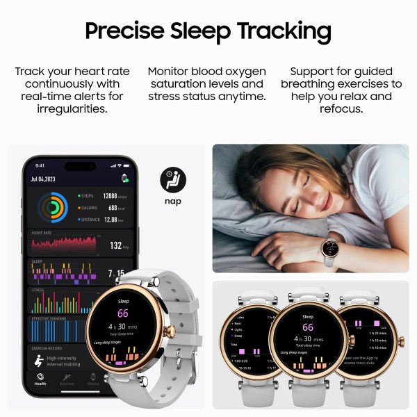 tozo s8 smartwatch women fashion soprt watch 100+ mode 5 7 days battery 1.32'' hd amoledbluetooth calls workout tracker TOZO S8 Smartwatch Women Fashion Soprt Watch 100+ Mode 5-7 Days Battery 1.32\'\' HD AMOLEDBluetooth Calls Workout Tracker 5