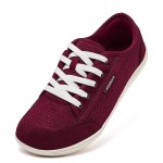 hobibear unisex barefoot shoes wide toe minimalist zero drop walking sneakers lace up outdoor lightweight casual shoes HOBIBEAR Unisex Barefoot Shoes Wide Toe Minimalist Zero Drop Walking Sneakers Lace-Up Outdoor Lightweight Casual Shoes