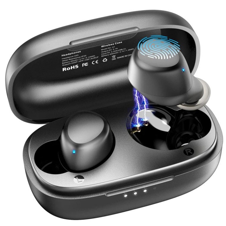 tozo a1 bluetooth earphones, wireless earbuds immersive sound long distance connection headphones ultra lightweight,black TOZO A1 Bluetooth Earphones, Wireless Earbuds Immersive Sound Long Distance Connection Headphones Ultra Lightweight,Black