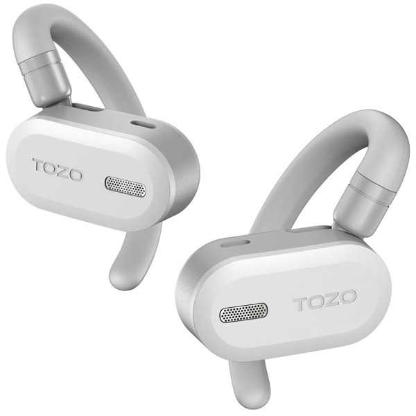 TOZO OpenBuds OWS Bluetooth 5.3 Earphones Open Ear Wireless Headphones Earbuds Crystal-Clear Calls with Mic for Driving Sport