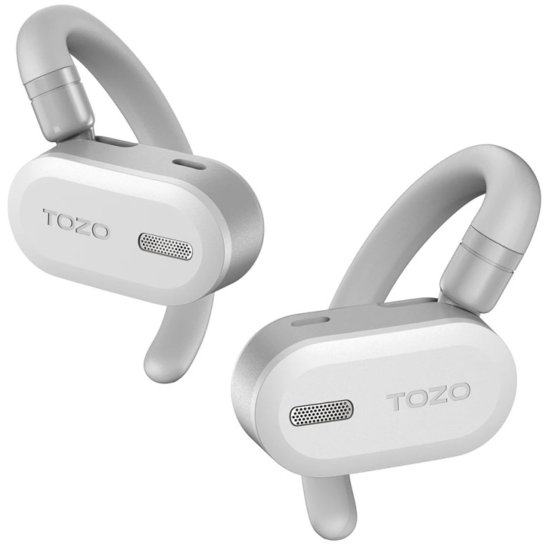 TOZO OpenBuds OWS Bluetooth 5.3 Earphones Open Ear Wireless Headphones Earbuds Crystal-Clear Calls with Mic for Driving Sport