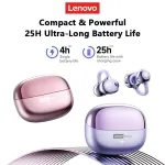 Lenovo LE302 Wireless Bluetooth 6.0 Headset Long Battery Life Sports Ear Clip Earphones HIFI Stereo Noise Cancelling Headphones 3