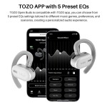 TOZO OpenBuds OWS Bluetooth 5.3 Earphones Open Ear Wireless Headphones Earbuds Crystal-Clear Calls with Mic for Driving Sport 4