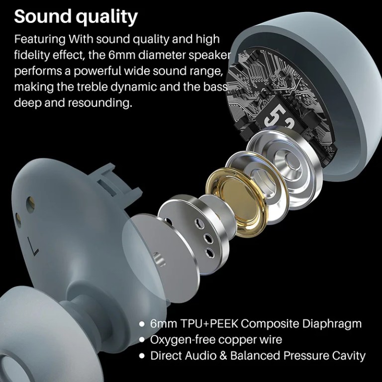 tozo a1 bluetooth earphones, wireless earbuds immersive sound long distance connection headphones ultra lightweight,black TOZO A1 Bluetooth Earphones, Wireless Earbuds Immersive Sound Long Distance Connection Headphones Ultra Lightweight,Black 6