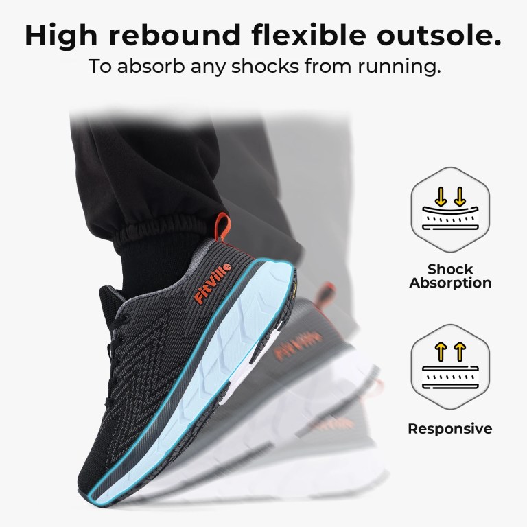 FitVille Men'S Shoes Wide Toe Box Cushioned Extra Wide Width Non Slip Running Shoe Comfortable Lightweight Sneakers For Fat Feet 2