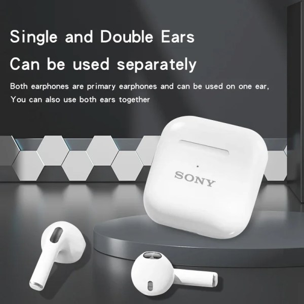Original Sony Pro4 TWS Wireless Earphone Bluetooth Headset HiFi Noise Reduction Earbuds Waterproof Game Sports Mic Headphone 3