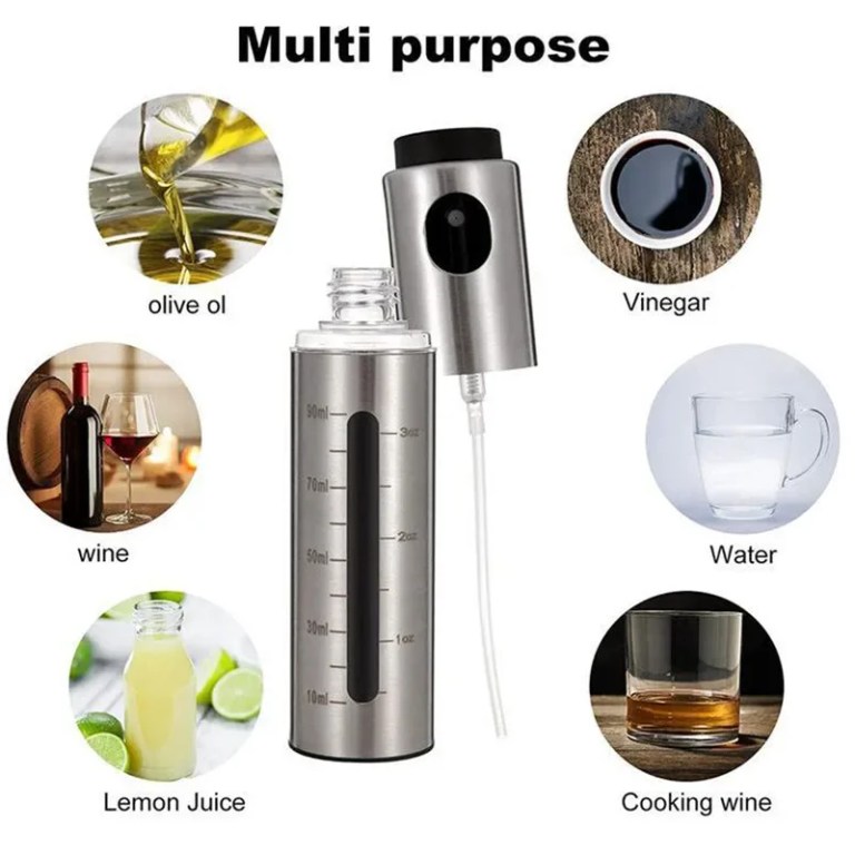 bbq baking olive oil spray bottle 304 stainless steel oil spray bottle vinegar spray bottles bq sprayer seasoning bottle kitche BBQ Baking Olive Oil Spray Bottle 304 Stainless Steel Oil Spray Bottle Vinegar Spray Bottles BQ Sprayer Seasoning Bottle Kitche 5