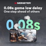 monster mqt52 wireless bluetooth 5.4 earphones long battery life gaming headphones dual mode hifi stereo sound headset with mic Monster MQT52 Wireless Bluetooth 5.4 Earphones Long Battery Life Gaming Headphones Dual Mode HIFI Stereo Sound Headset With Mic 5