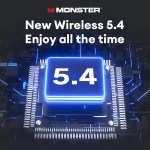 monster mqt52 wireless bluetooth 5.4 earphones long battery life gaming headphones dual mode hifi stereo sound headset with mic Monster MQT52 Wireless Bluetooth 5.4 Earphones Long Battery Life Gaming Headphones Dual Mode HIFI Stereo Sound Headset With Mic 6