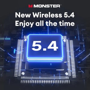 monster mqt52 wireless bluetooth 5.4 earphones long battery life gaming headphones dual mode hifi stereo sound headset with mic Monster MQT52 Wireless Bluetooth 5.4 Earphones Long Battery Life Gaming Headphones Dual Mode HIFI Stereo Sound Headset With Mic 6