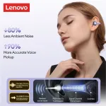 Lenovo LE302 Wireless Bluetooth 6.0 Headset Long Battery Life Sports Ear Clip Earphones HIFI Stereo Noise Cancelling Headphones 2