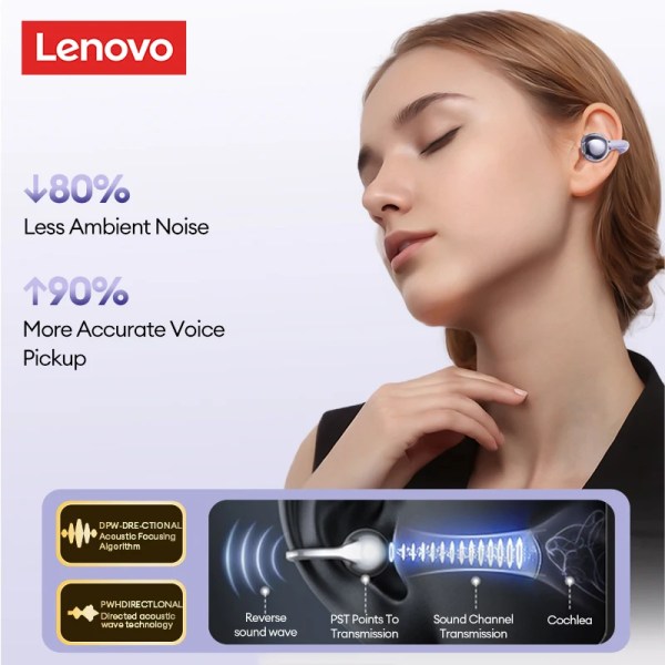lenovo le302 wireless bluetooth 6.0 headset long battery life sports ear clip earphones hifi stereo noise cancelling headphones Lenovo LE302 Wireless Bluetooth 6.0 Headset Long Battery Life Sports Ear Clip Earphones HIFI Stereo Noise Cancelling Headphones 2