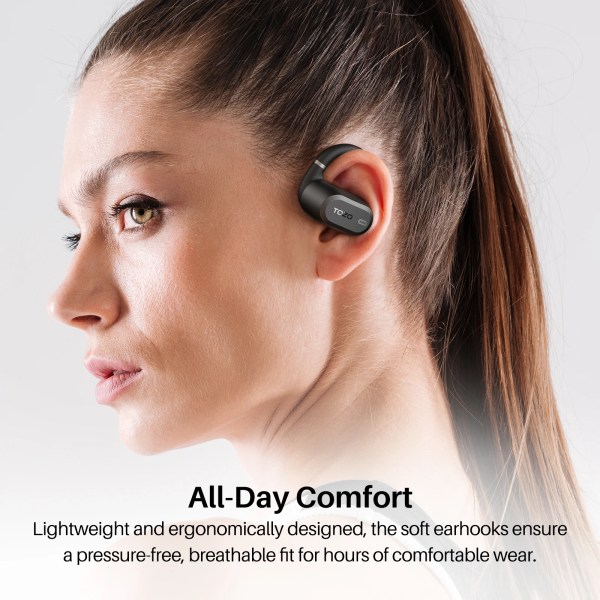 tozo openwear earbuds headphone sports earphones ows wireless bluetooth 5.4 hd call noise cancelling support app ai translator TOZO OpenWear Earbuds Headphone Sports Earphones OWS Wireless Bluetooth 5.4 HD Call Noise Cancelling Support APP AI Translator 4