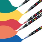 12/24/36/48/60 colors acrylic paint pens markers brush tip paint markers for rock painting wood stone glass gift diy crafts 12/24/36/48/60 Colors Acrylic Paint Pens Markers Brush Tip Paint Markers For Rock Painting Wood Stone Glass Gift DIY Crafts