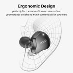 TOZO Crystal Buds TWS Earbuds Blutooth Headphones Sport Earphones with LED Display for IOS Android APP Support AI Translate 4