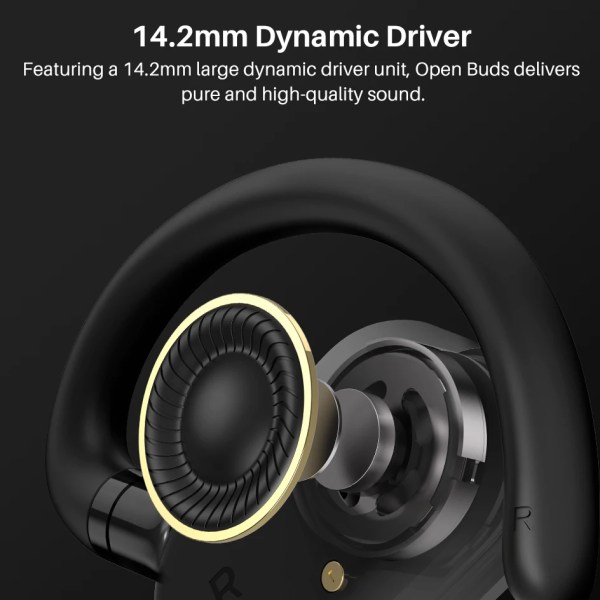 TOZO OpenBuds OWS Bluetooth 5.3 Earphones Open Ear Wireless Headphones Earbuds Crystal-Clear Calls with Mic for Driving Sport 5